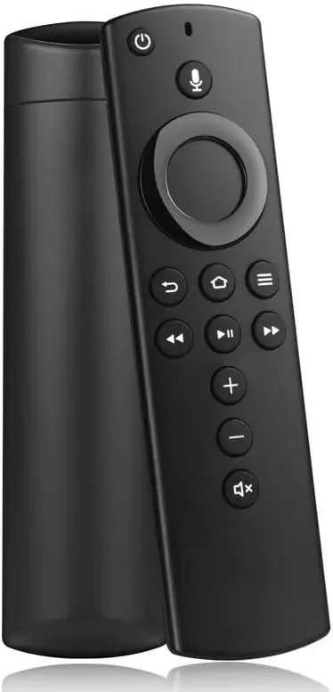 L5B83H 2nd Gen Voice Remote - Simplified Power Control and Volume Adjustment - Works with Smart TV Cube and Fire TV Stick