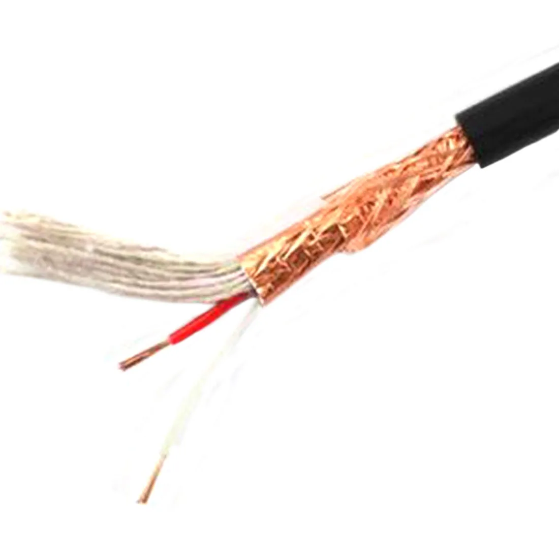 1Meter Microfoon Kabel Twee Core Mic Audio Draad Od 6Mm Diameter 1M Lange