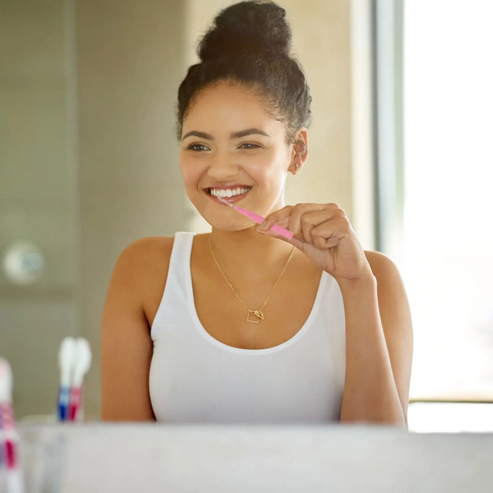 

60 шт. межзубных щеток для чистки зубов, эффективное средство для ухода за полостью рта, портативные зубные нити-флоссеры для ухода за деснами