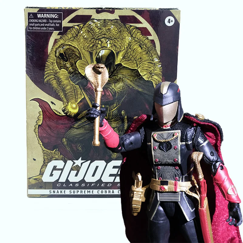

Hasbro G.I. Joe Classified Series Snake Supreme Cobra Commander Storm Shadow 6 Inch Action Figure Toy Gift