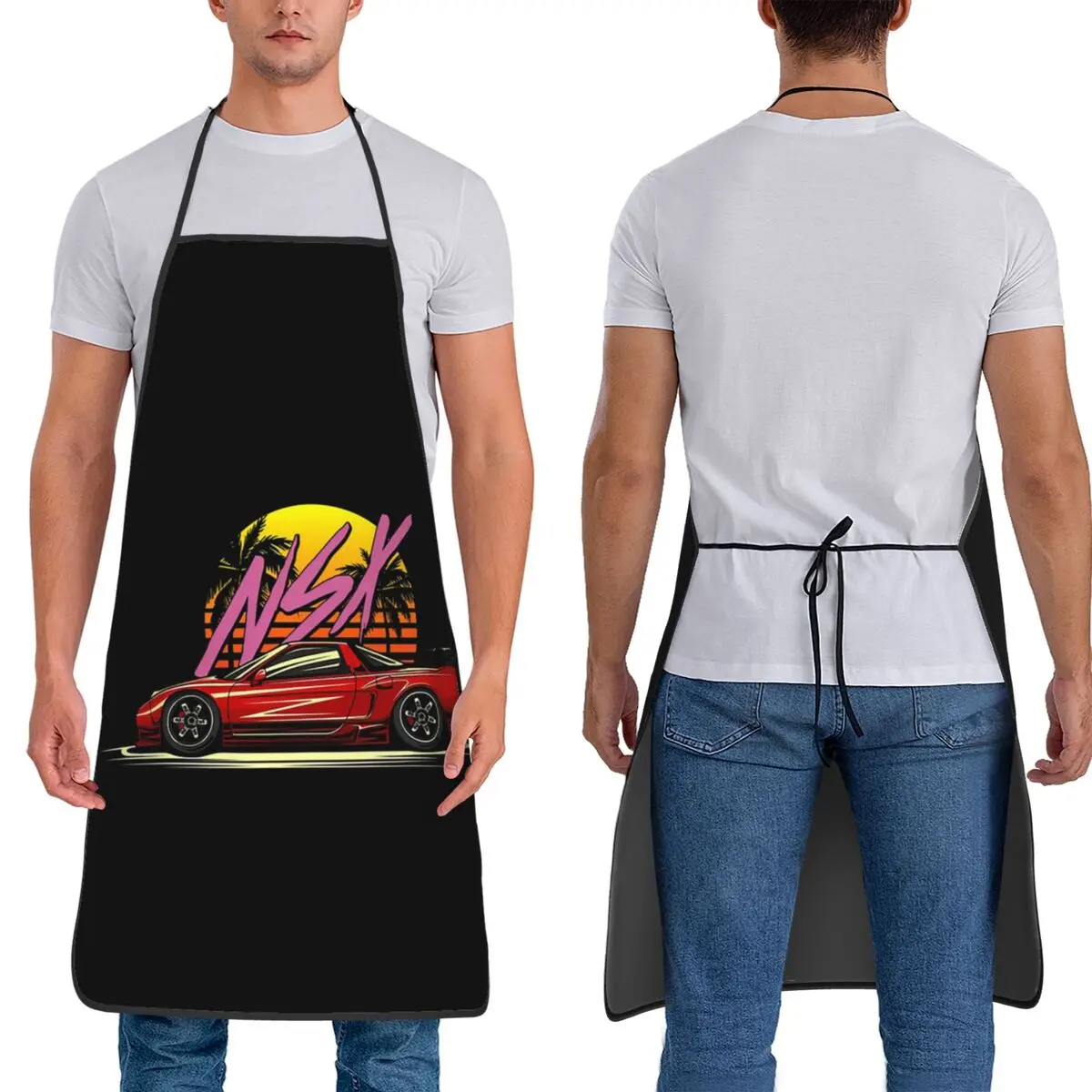 

Тропический фартук N.s.x, стол для шеф-повара, приготовления пищи, выпечки, водонепроницаемый нагрудник, кухонный сарафан для чистки для женщин и мужчин, садоводства