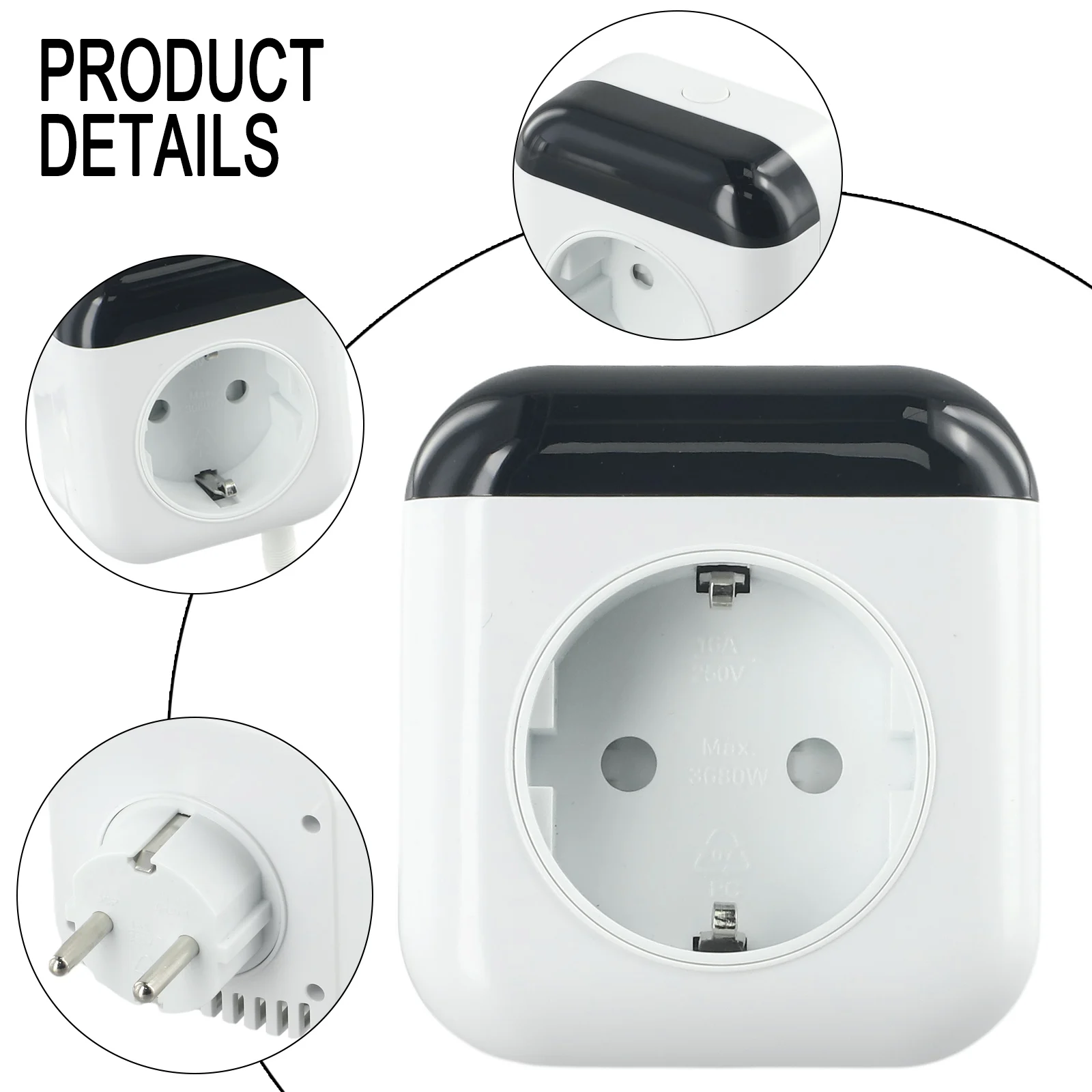 Sistema Inteligente de Control de temperatura, Sensor de temperatura, 220V, Wifi, aplicación remota, Control por voz, programable durante 7 días, 260VAC