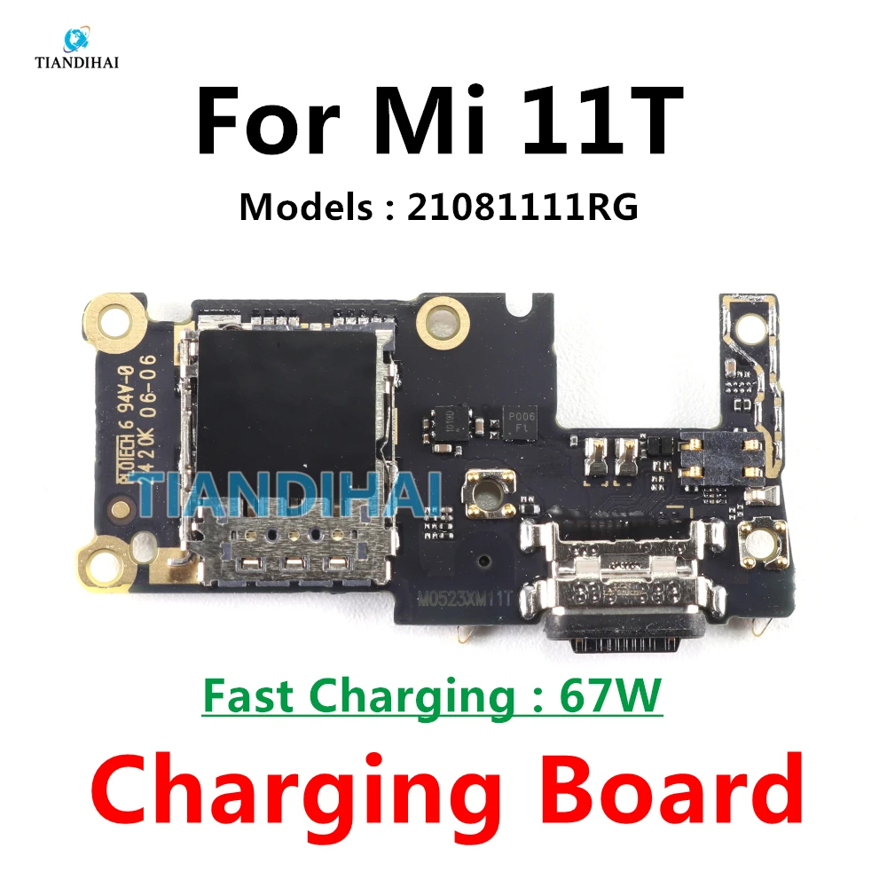 For Xiaomi Mi 11T USB Charging Board Connector Plug Port Charger