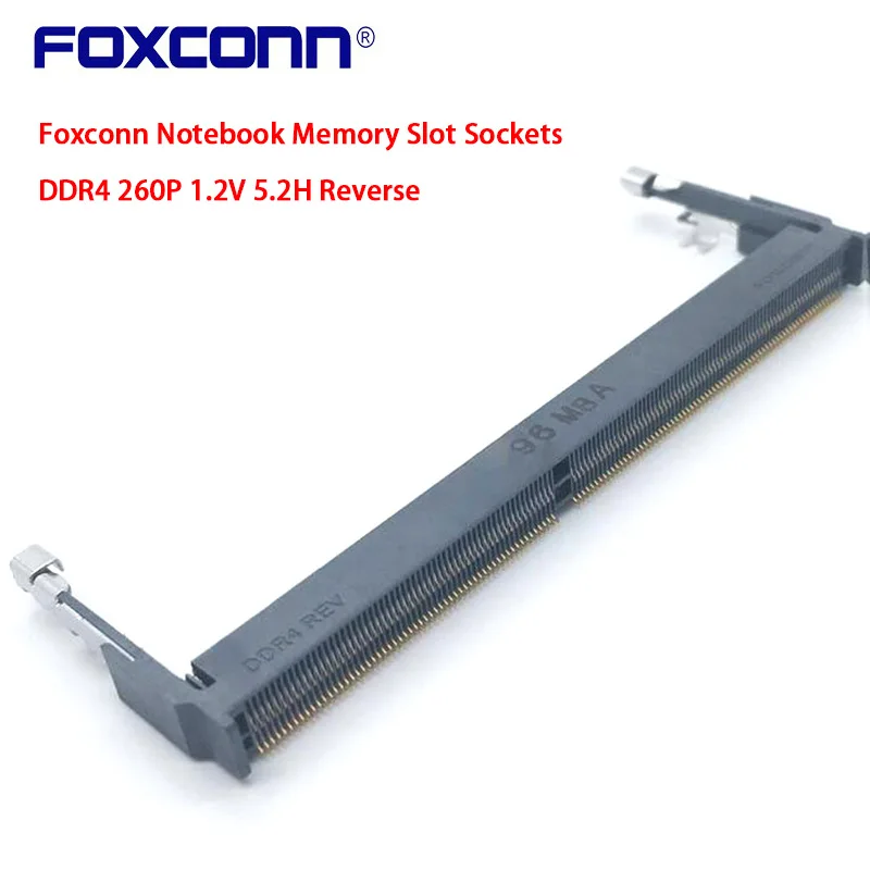 Foxconn-デスクトップPC用の2スロットコネクタ,260p Ddr4ソケット,リバースジャック,高品質,デスクトップコンピューターと互換性あり