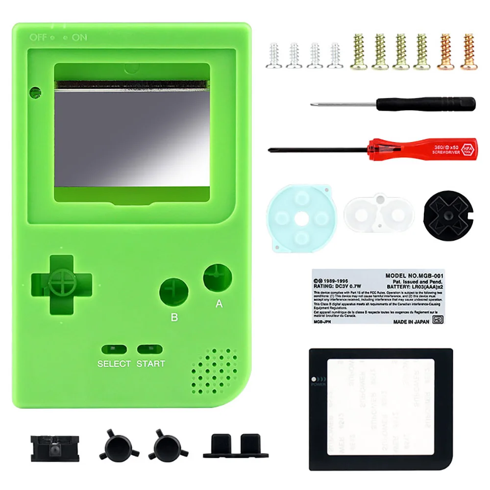 غطاء حماية كامل من OSTENT لجهاز Nintendo GBP Game Boy Pocket Console مع أزرار