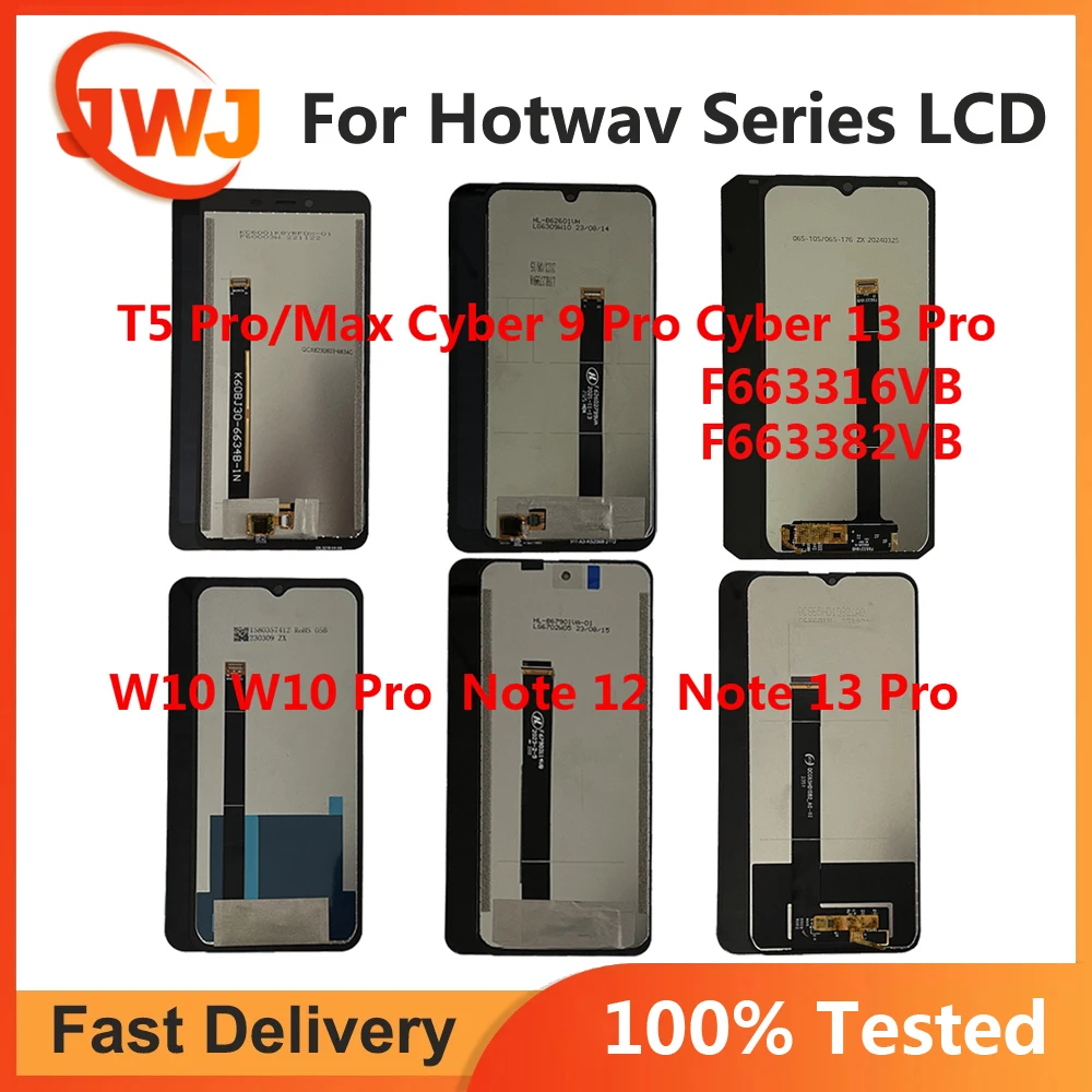 For Hotwav Cyber 13 Pro LCD Screen For Hotwav T5 Max W10 Pro Note12 13 Pro LCD Hotwav Cyber 9 Pro LCD Display Touch Screen