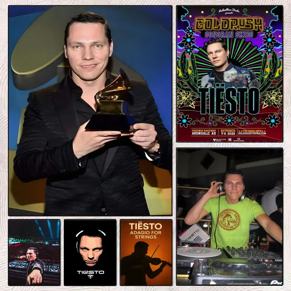 T EDM DJ Producer T-tiesto Poster HD art sticky wall waterproof home living room bedroom bar aesthetic decoration