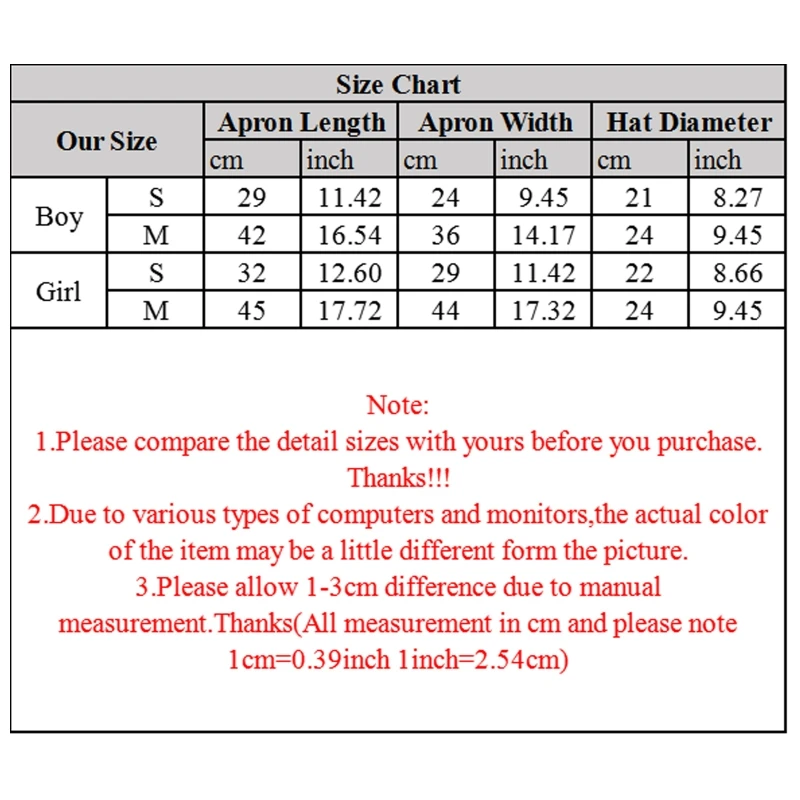 Newborn Baby Boys Girls Photography Props Chef Outfits White Hat Apron Uniform Set Infant Cosplay Party Costume Clothes