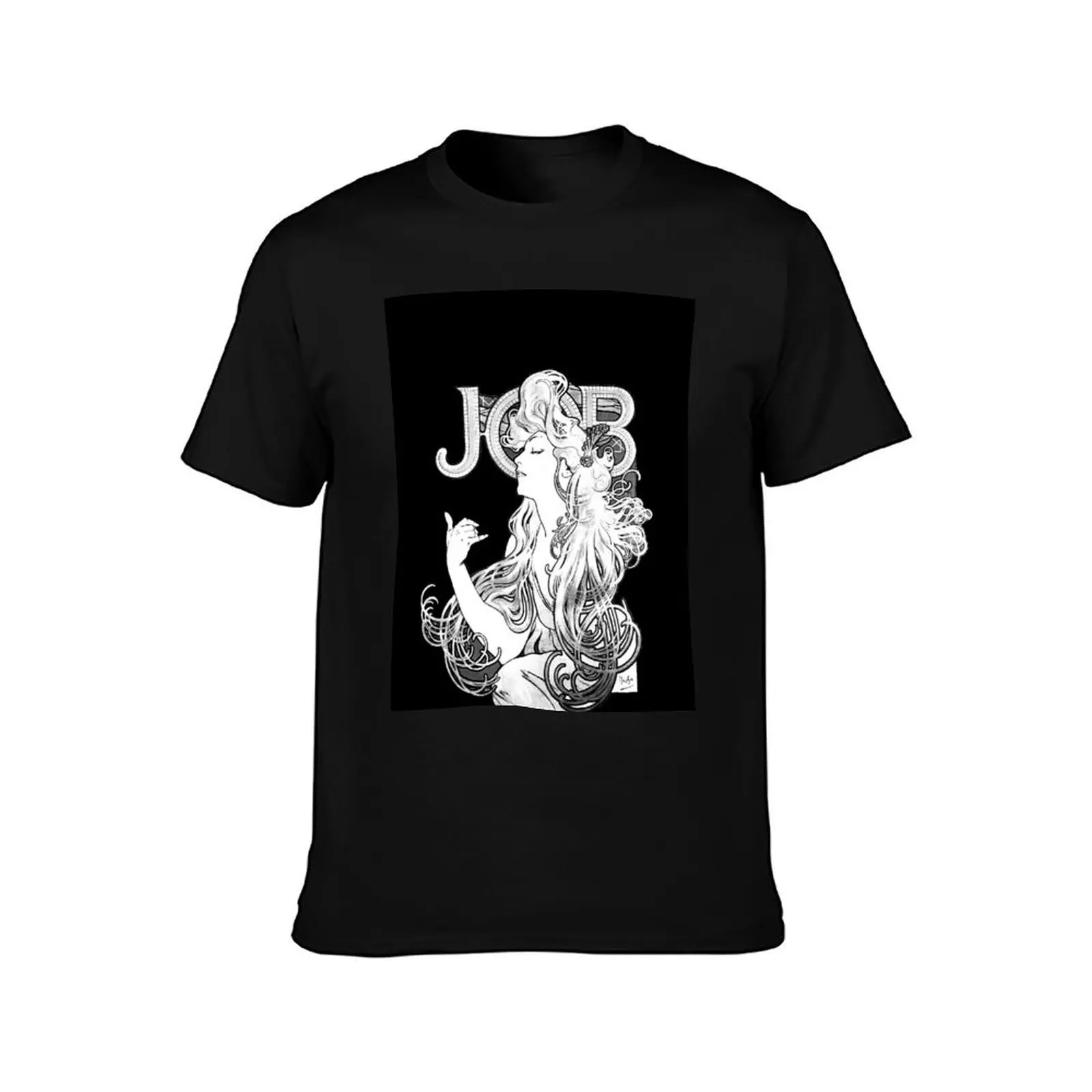 Alphonse Mucha JOB ISOGS T-Shirt Summer Festival T-Shirt