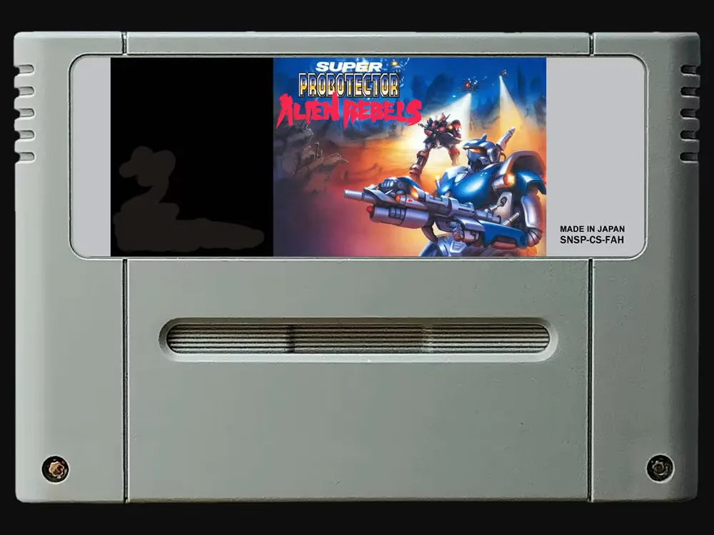 

16-битные игры ** Super Probotector — Alien Rebels (версия PAL EUR! )