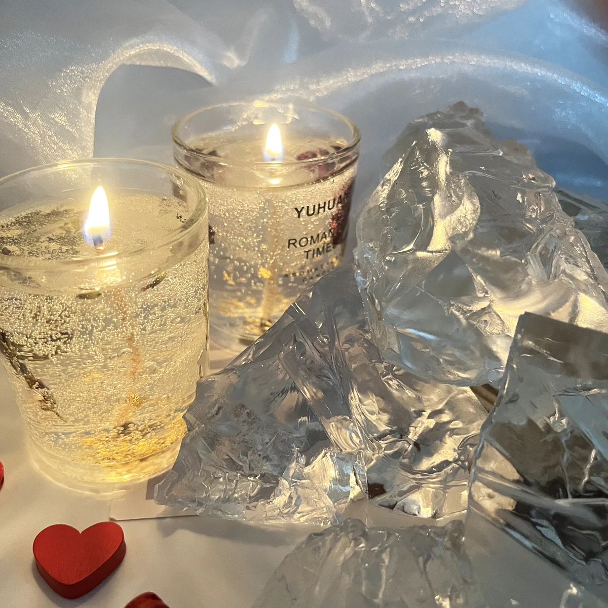 200g Crystal Transparent Jelly Wax DIY Handmade Aromatherapy Candle Material Creative Soft Jelly Wax 