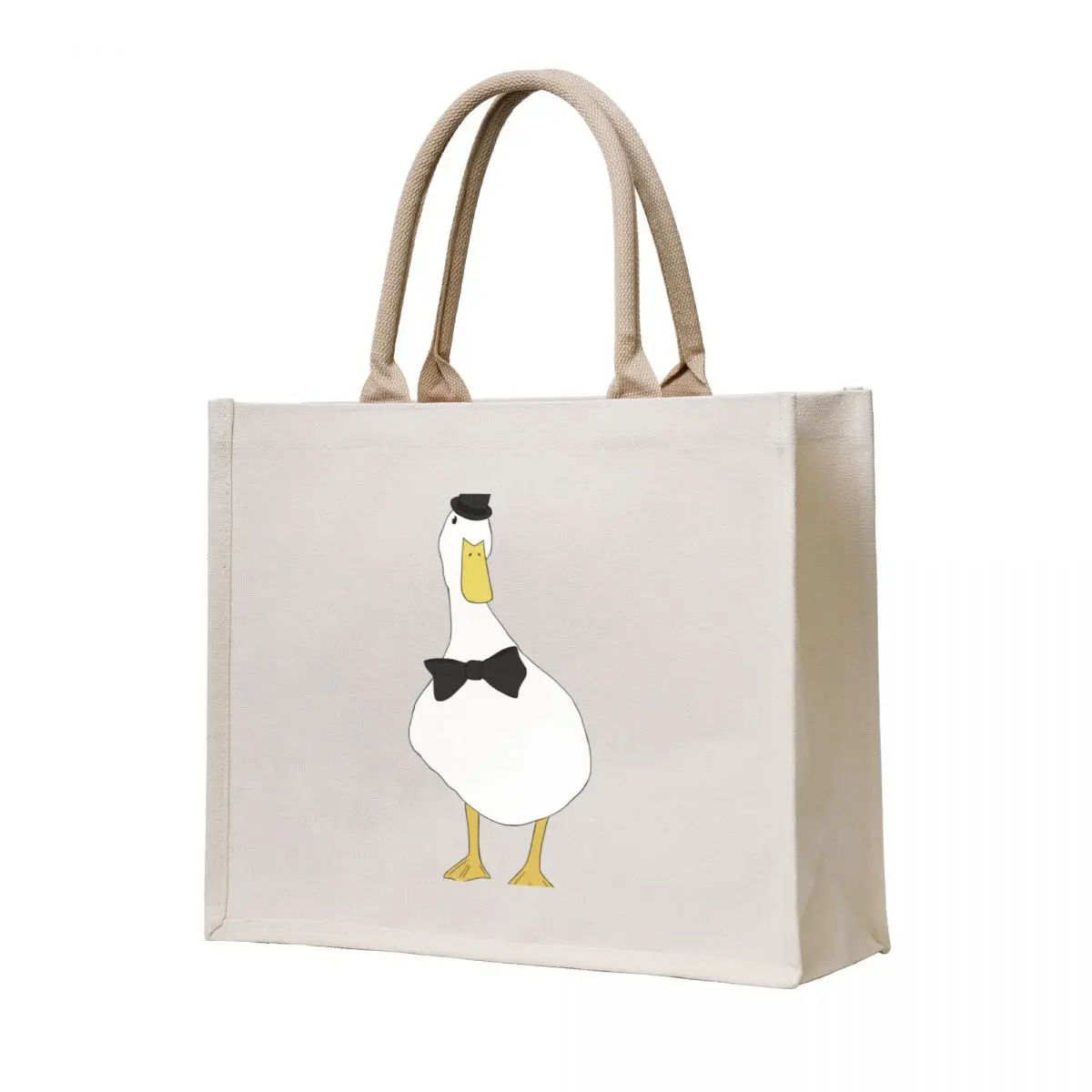 

A Polite Duck Tote Bag Shopping bags tote bags aesthetic custom canvas bag