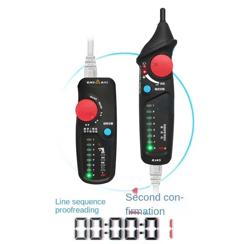 Rede On e Off Line Patrol, Analógico e Digital Dual Mode, Anti-Interferência, Caça, FWT82