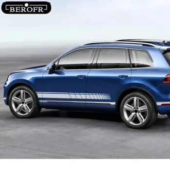 Stylingové nálepky na boční prahy dveří a dveří pro vw volkswagen golf 4 5 6 7 polo passat b5 b6 b7 tiguan touran příslušenství 10 nejlepší prodej Příslušenství pro VW Passat B5 5 - №7