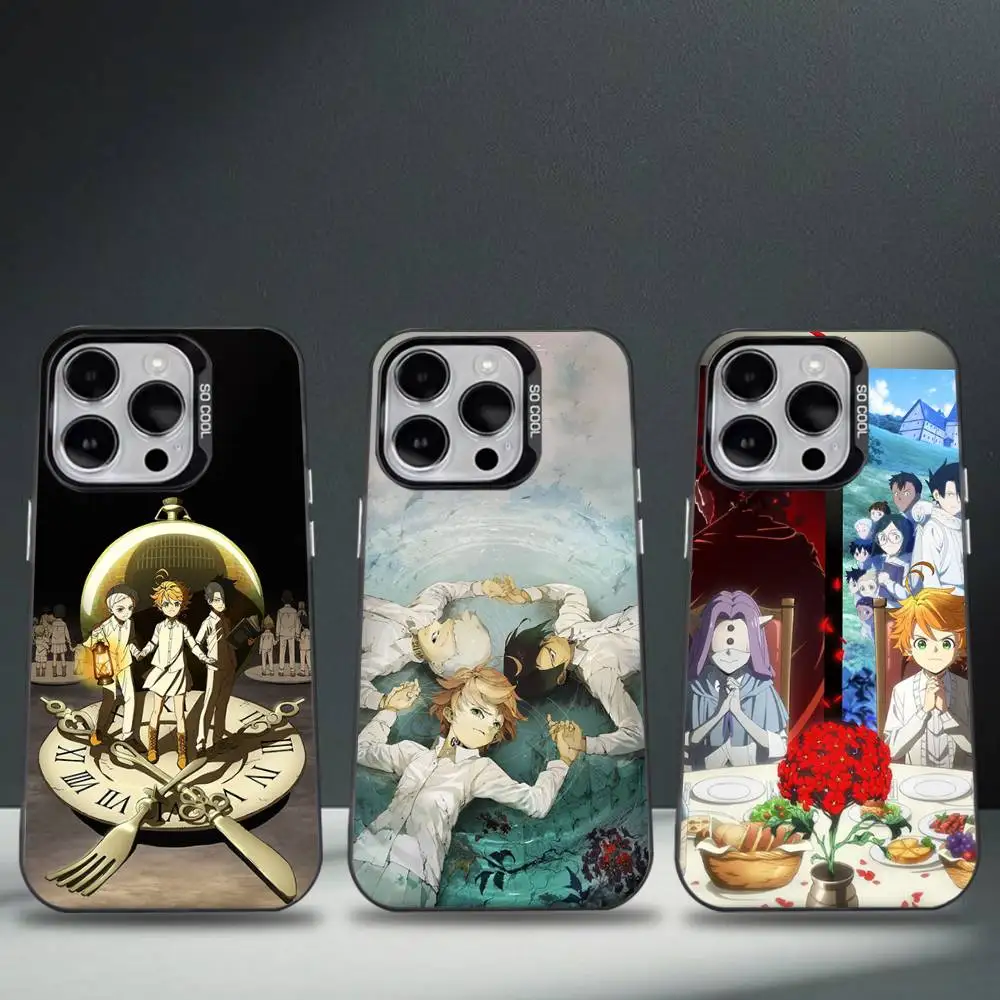 

The P-Promised N-Neverland Phone Case For iPhone 16,15,14,13,12,11,8,7,Pro,Max,Plus,Mini,XS,SE Anti Fall Black Matte Hard