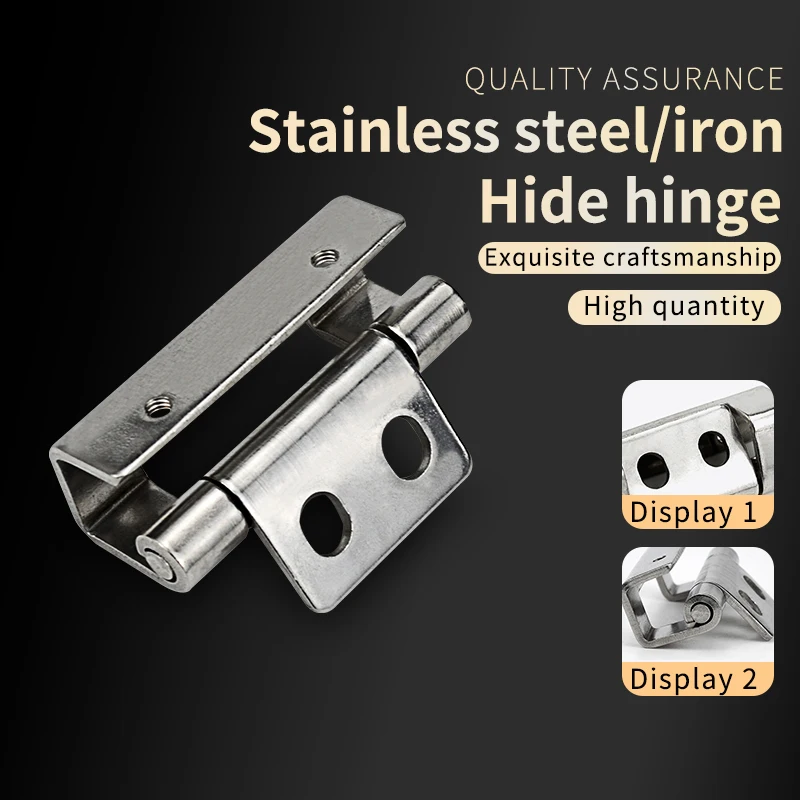 Carbon Steel Hinge Industrial Chassis Cabinet Door Concealed Stainless Steel Distribution Box Welding Hinge