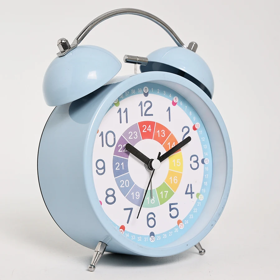 1pc student-only bedroom table alarm clock; 3-inch early education small alarm clock; Room/home décor