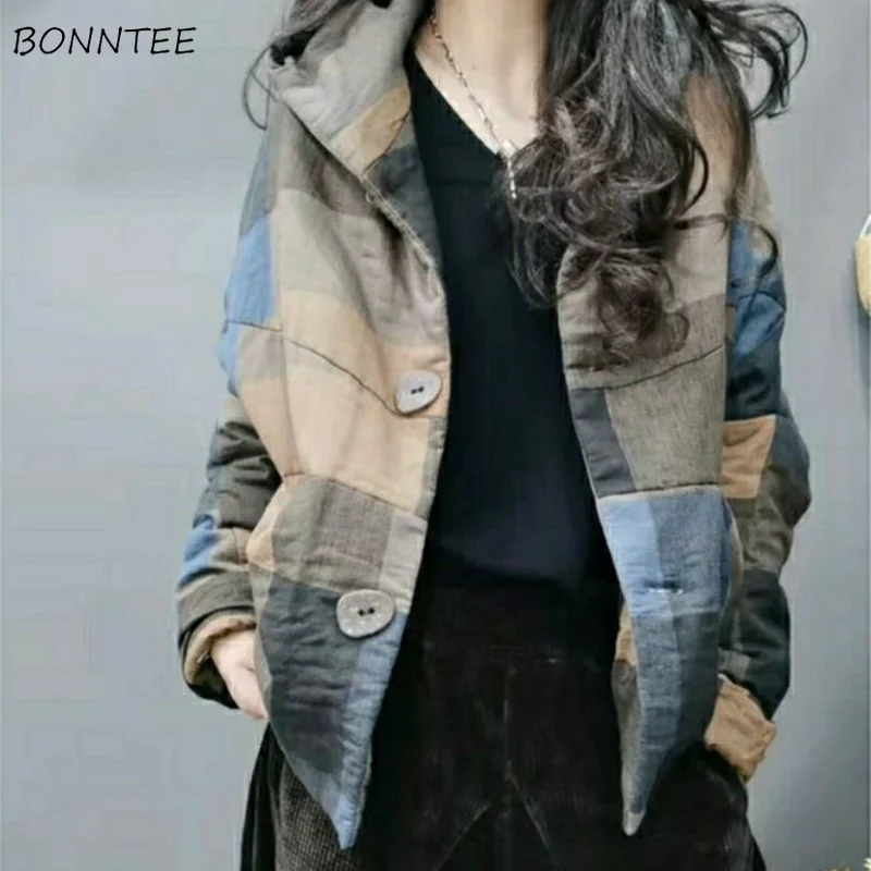 سترات نسائية بجيوب بأزرار مرقعة موضة بقلنسوة يومية غير رسمية للشتاء الدافئ وشعبية تناسب كل مباراة ومزاج مريح للشباب أساسي جديد