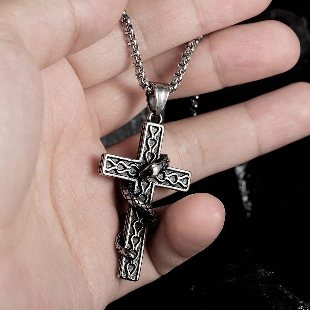 

1Pcs Titanium Steel Durable Stylish Retro Sweater Chain Men Fashion Jewelry Gift Neck Accessory