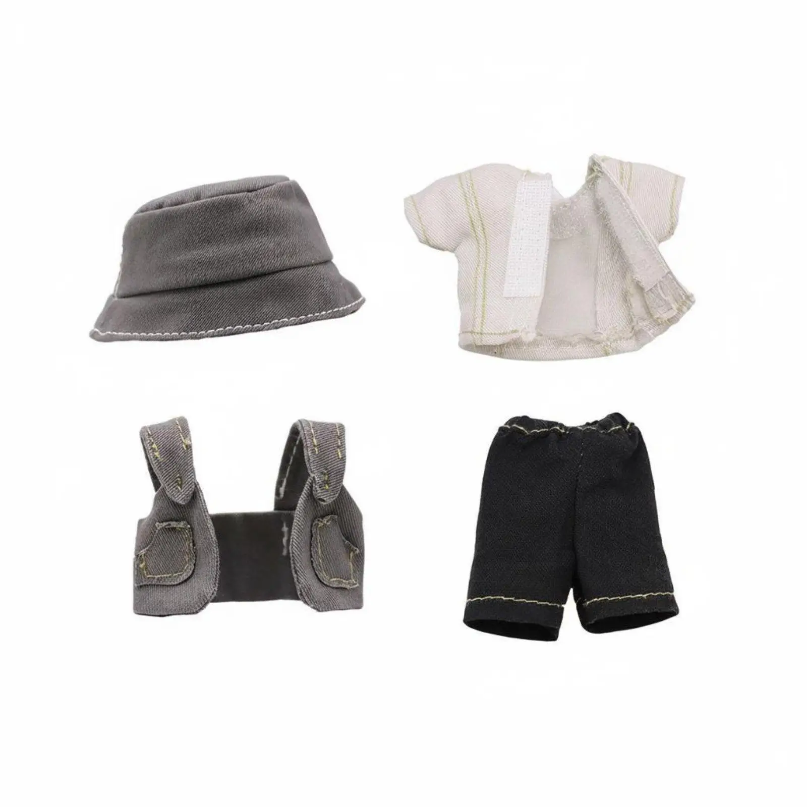 Doll Clothing Japanese Korean Design 1/12 Scale Doll Outfit Cute Design