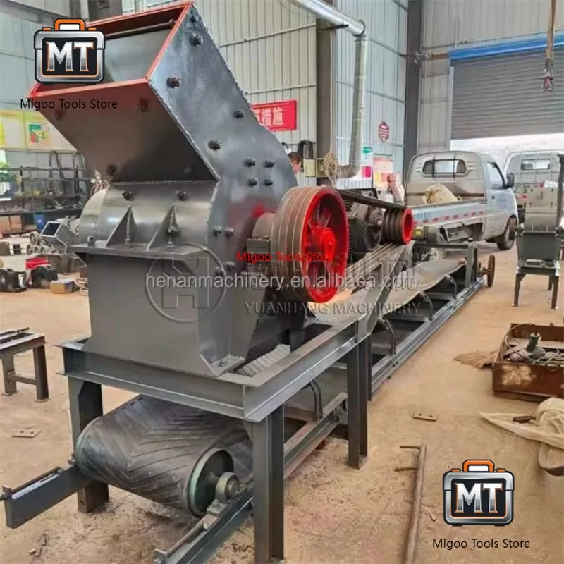 

Hot Sale Soil Hammer Mill Crusher River Pebbles Cobblestone Crushing rubble Concrete Mobile Stone Crusher Portable
