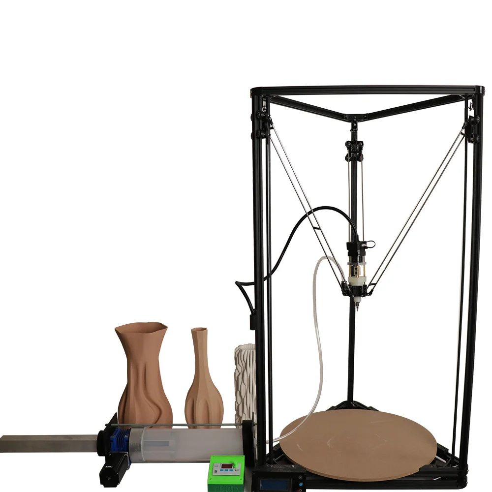 TC500 2L clay ceramic delta 3D printer  KIT DIY with a diameter of 500mm