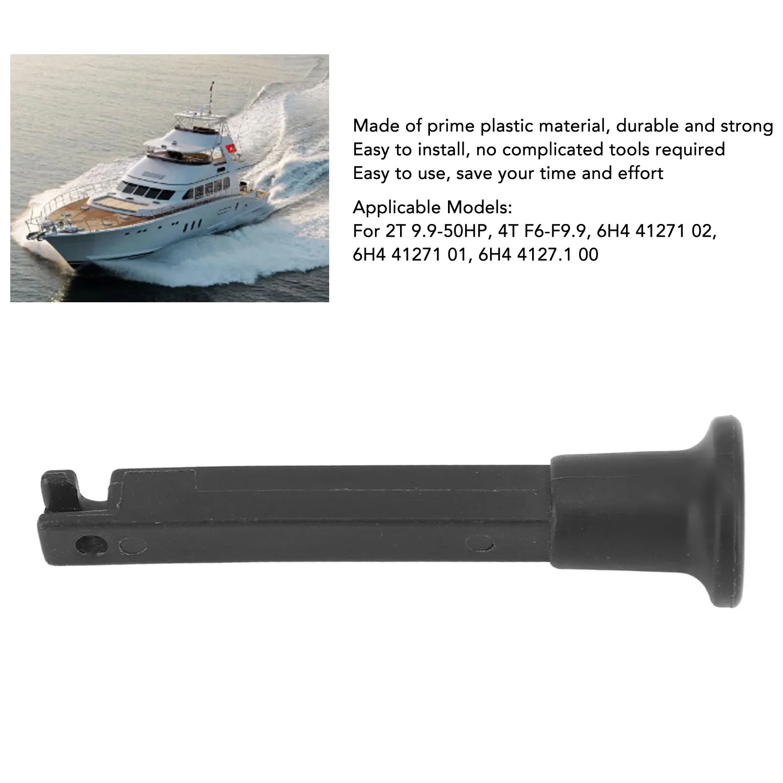 6H4 41271 01 Handle Outboard Engine Air Choke Rod Outboard Engine Parts Replacement Outboard Air Choke Rod Outboard Choke Handle