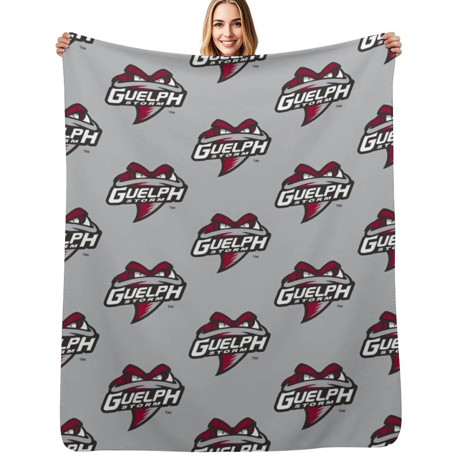 Guelph Storm Throw Blanket Year Round Soft Comfortable Blanket for Home