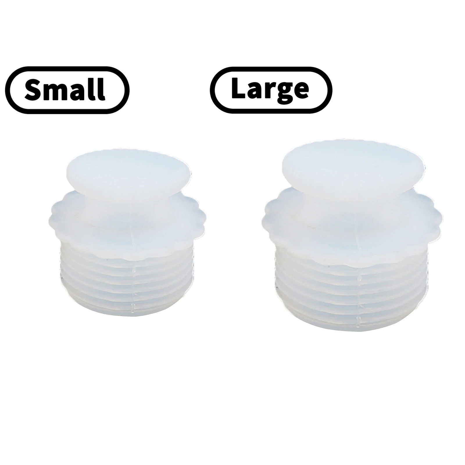 

White Silicone Spiral Screw Thermal Sealed Stopper Lid Bottle Cork Plug Home Vacuum Flask Replacement Thermal Kettle Accessories