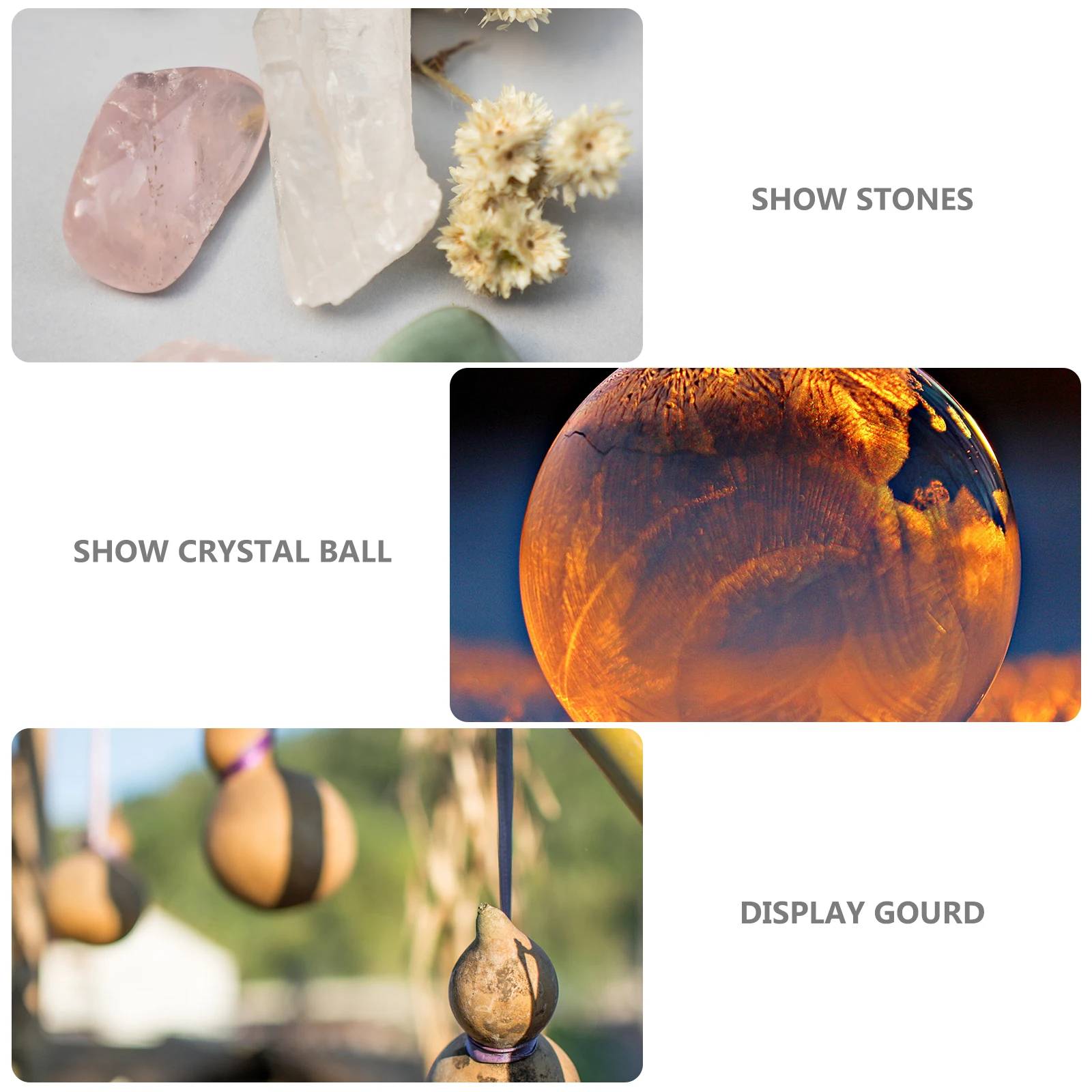 

Solid Wood Gourd Stand Crystal Ball Base Sphere Display Rack Home Decor Storage 20cm Stable Wooden Exhibit Model Miniature