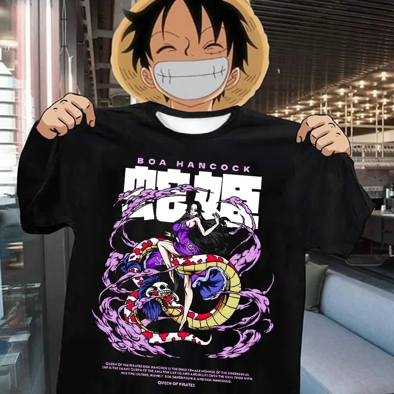 

Clothes Around The Pirate King Anika Lufei, The King of Navigation, Anime, The Same Printed Short Sleeved Men and Women