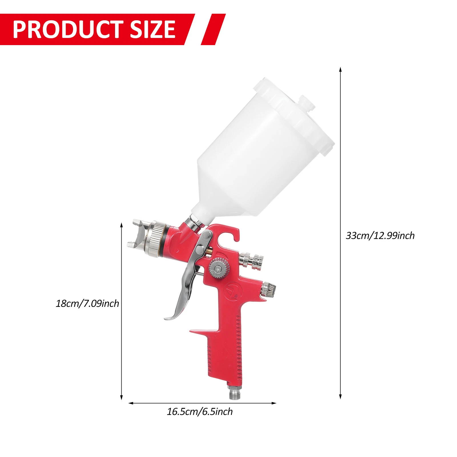 Professional Painting Sprayer Handheld Paint Spraying Machine with 1.4mm Nozzle AB-17P High Volume Low Pressure Spray Machine