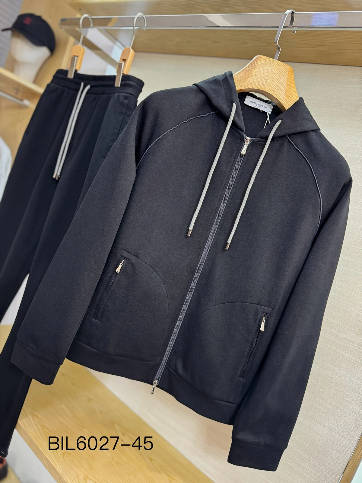 BILLIONAIRE BLKA CPTG Sportswear cotton set men 2025 Autumn Winter New sports fashion high-quality Hooded big size M-4XL