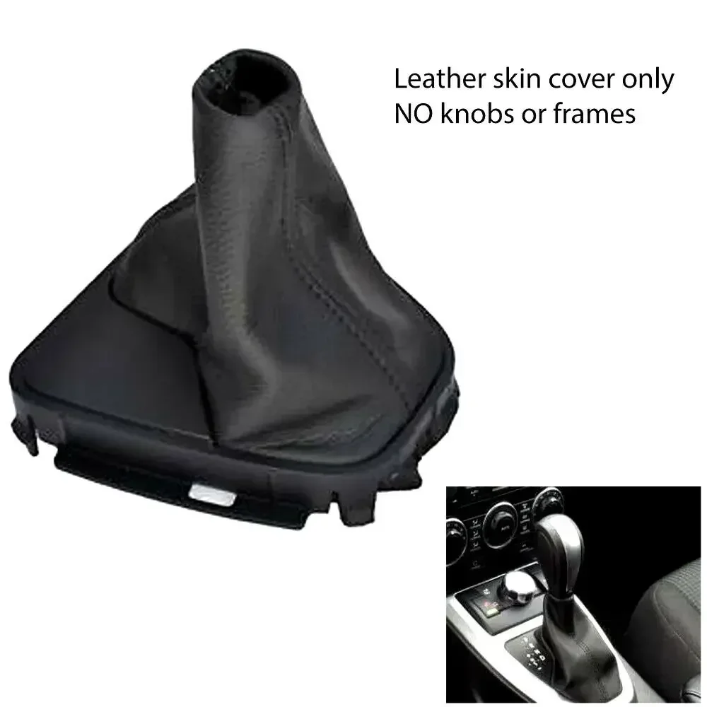 1pc Black Stitch Manual Gear Stick Gaiter Shift Collar For Land Rover Freelander Mk2 2006 2014 OE R006172 Car Accessories