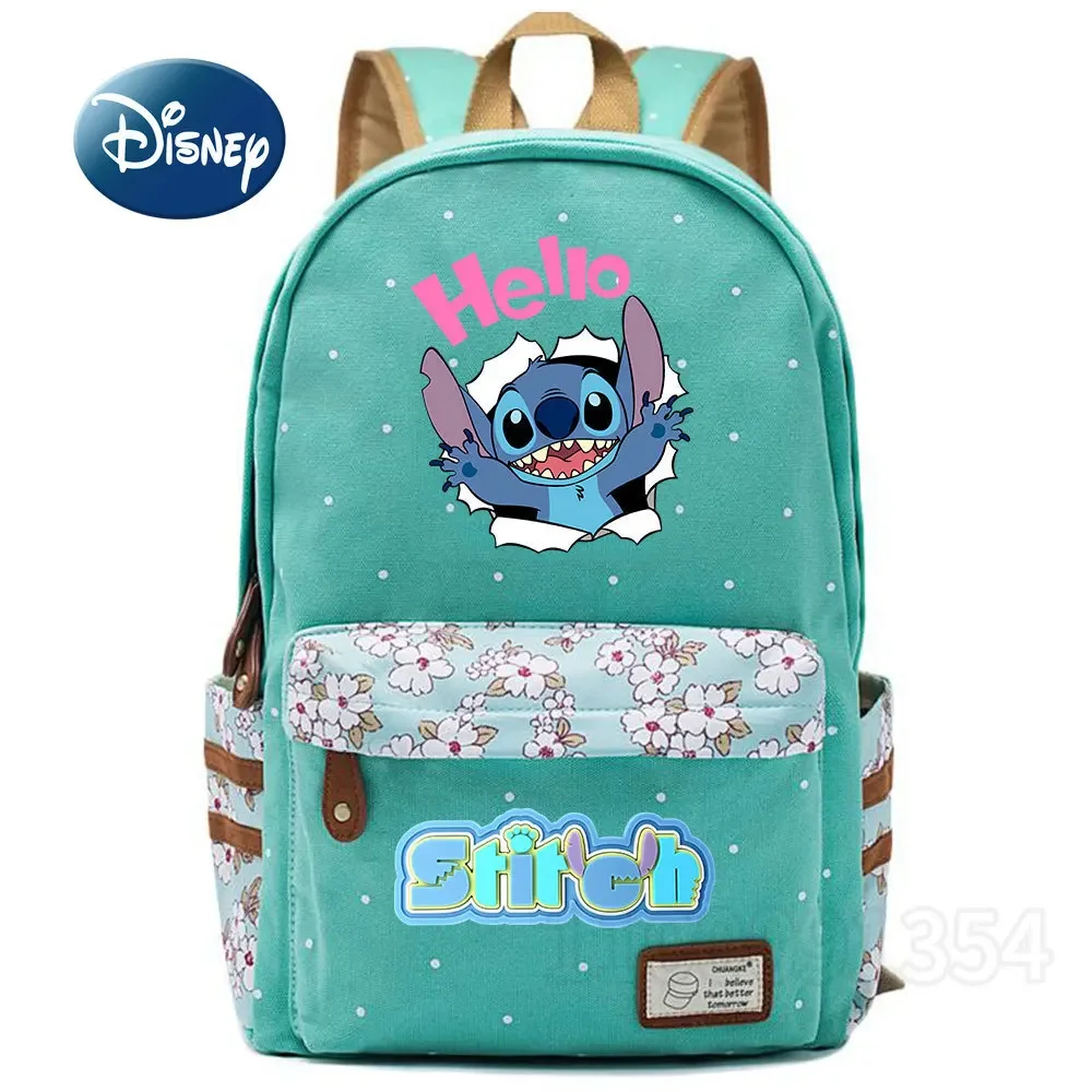 

Disney Stitch New Children's Backpack Cartoon Cute Children's Schoolbag Large Capacity Luxury Brand Boys and Girls' Backpack