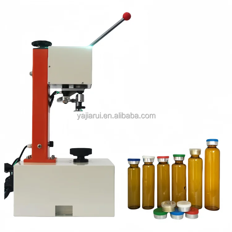 Hot New Model Automatic Desktop Electric Injection Aluminum Foil Cap Capping Machine Vial Crimping Tool Crimper Machine