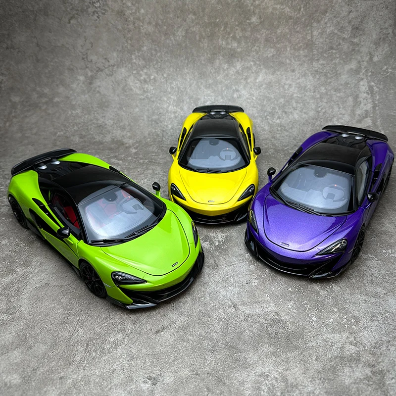 LCD 1:18 for McLaren 600LT metal Car model Sports car Birthday present Spring Festival gifts Send to a friend