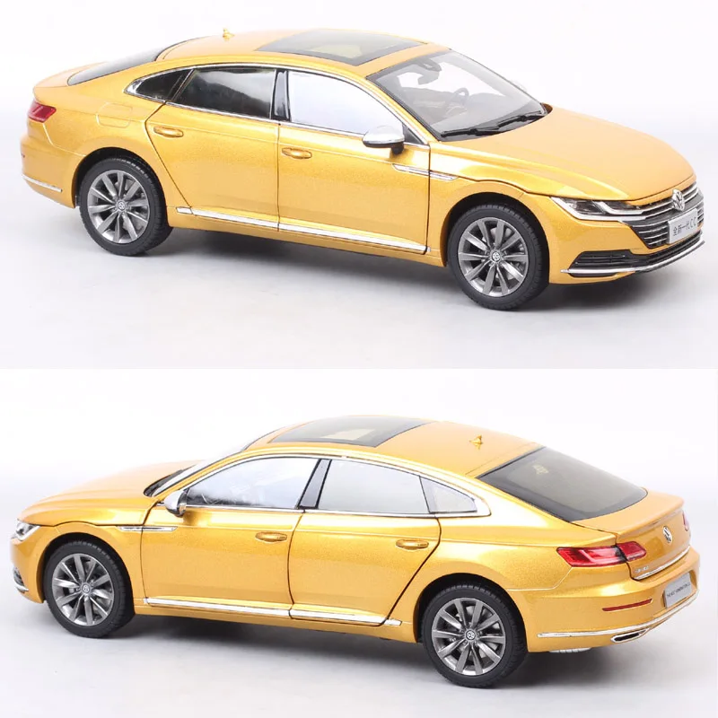 Kid\'s 1/18 Large Vw CC Diecast Auto Metal Scales Car Passat New CC Toy Vehicle Model Gold Thumbnails Of Gift Boys