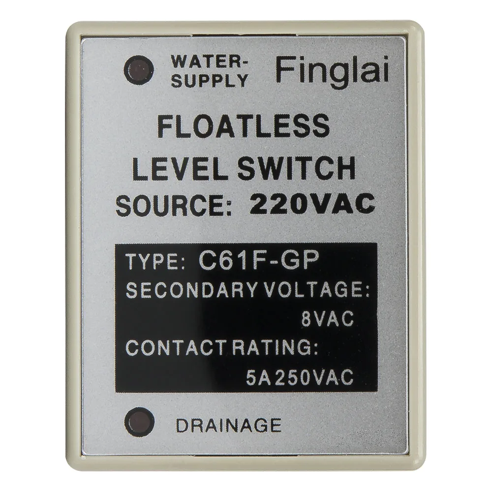 C61F-GP AC 220V floatless level switch / relay with socket base 220VAC C61F - GP water level controller / pump automatic switch