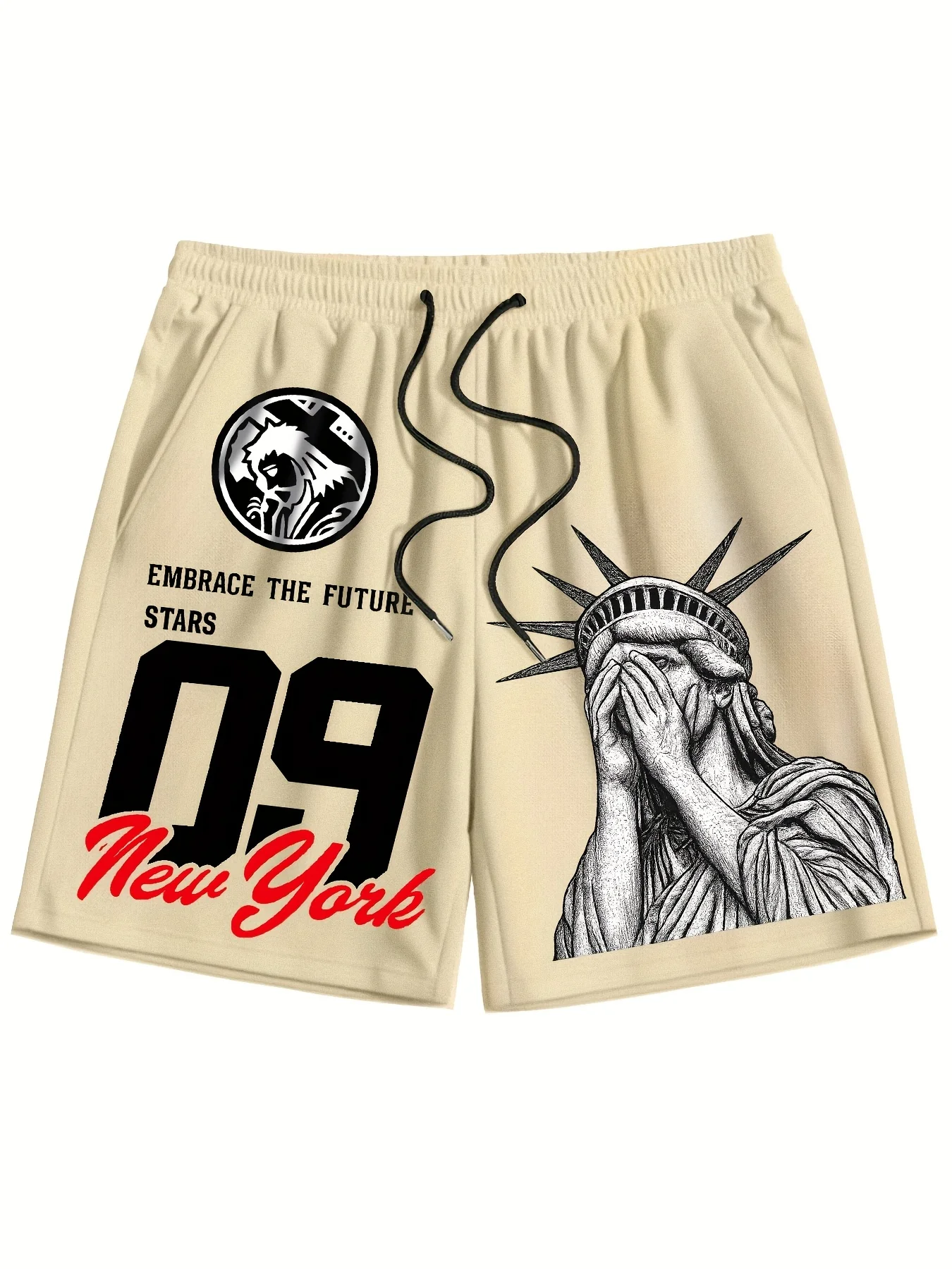 2026 Summer Best-selling Men's Short Pants for Casual Sports Fashion Comfortable Soft Breathable Simple Digital Pattern Printing