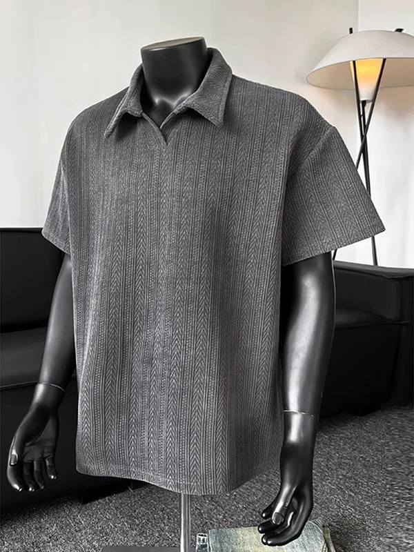 

Men's ort Sve T-irt Wheat Ear Pattern 2025 New Summer Heavyweight irt American Sle Trendy Brand Five Sve