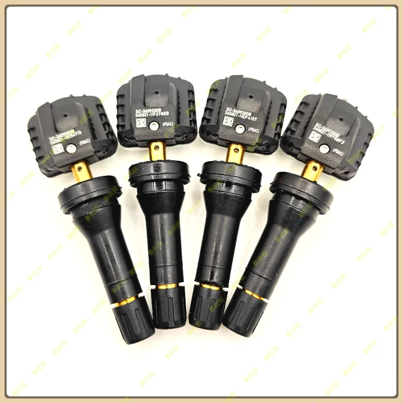 SC3609200B 4pcs 433MHz  TPMS Tire Pressure Monitor System For BYD Song Plus Dolphin Han EV Tang DM Qin Plus EV S2 Surui E9 F3