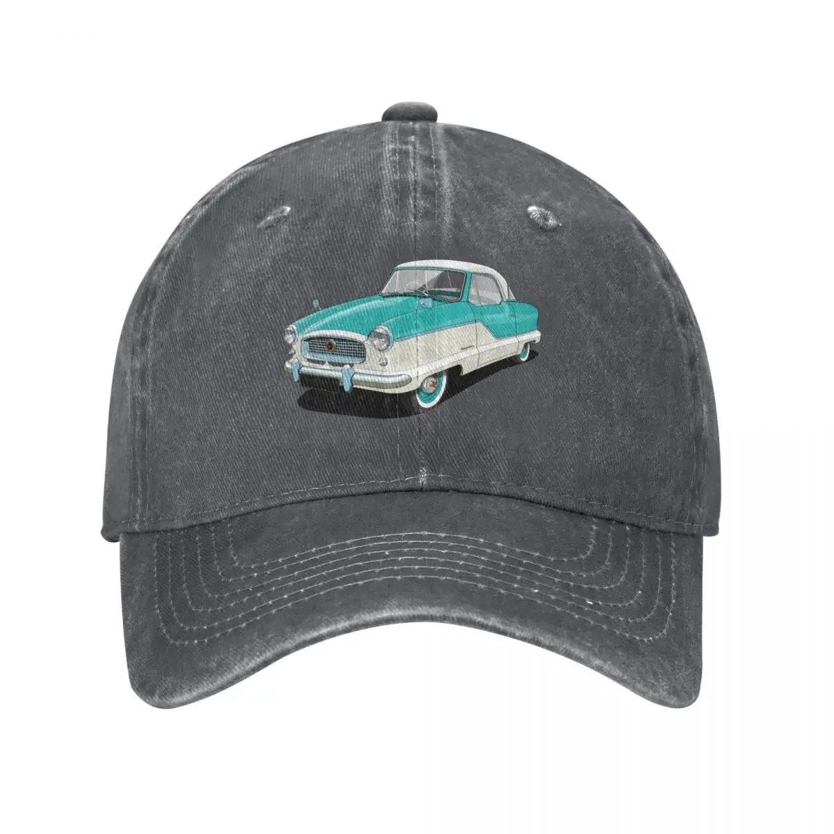 Austin Metropolitan in two tone turquoise and white Baseball Cap Snap Back Hat Luxury Man Hat Thermal Visor Golf Women Men's