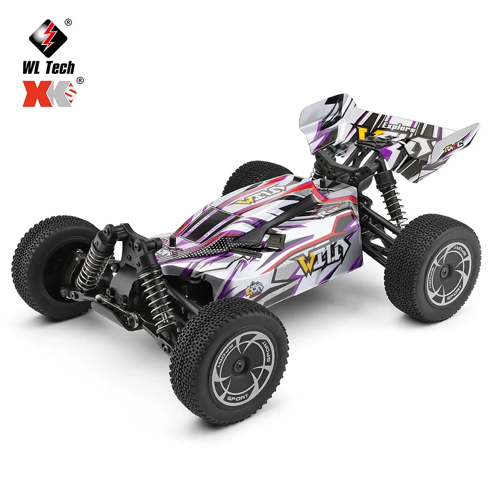 WLtoys 1:14144016 35KM/H 4WD bezszczotkowy samochód wyścigowy szybki 2.4G zdalnie sterowany driftowy ciężarówka gąsienicowa zabawki dla dzieci