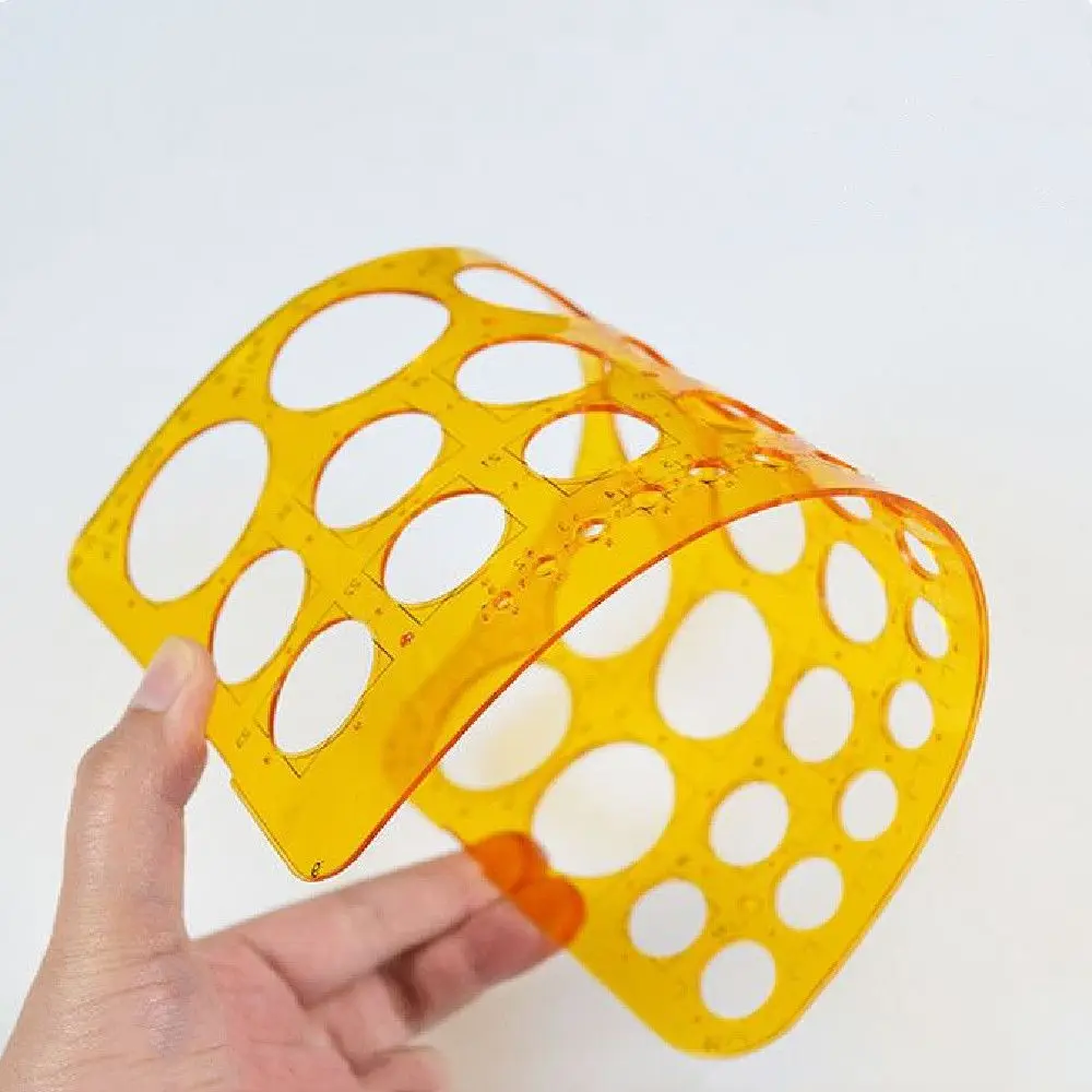 Drawing Circle Template Soft Drawing Design Orange Perfect Circle Jewelry Design Drawing Ruler Drawing Circle Template Ruler