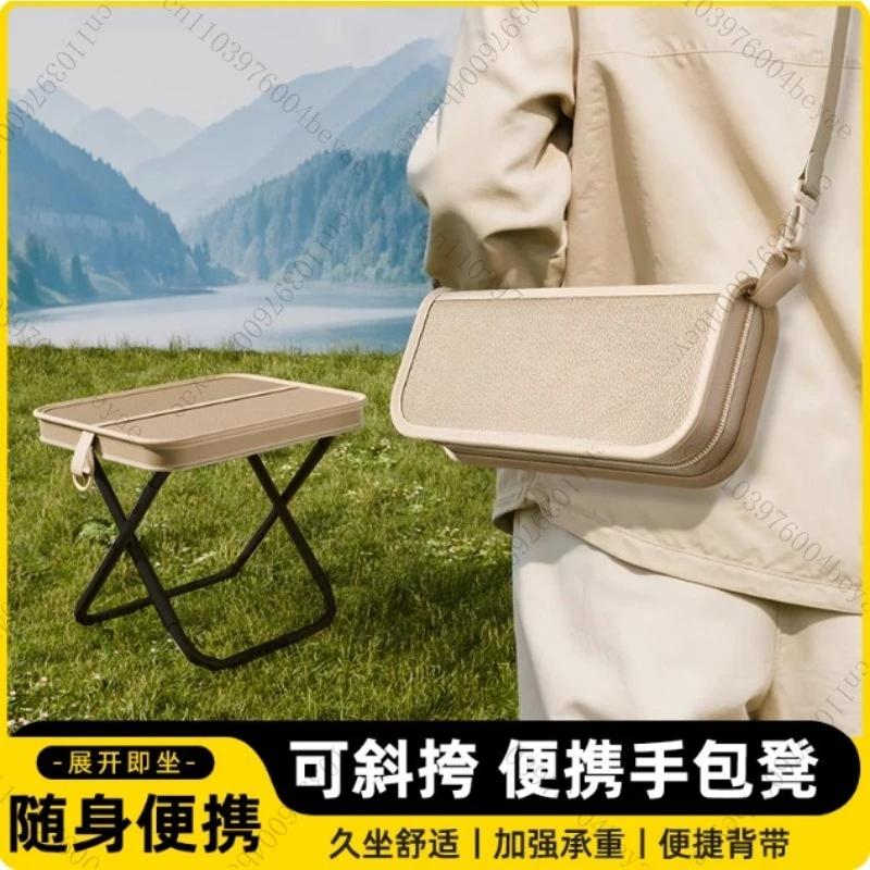 Portable, folding stool fishing chair train pony stool camping chair folding chair camping small bench