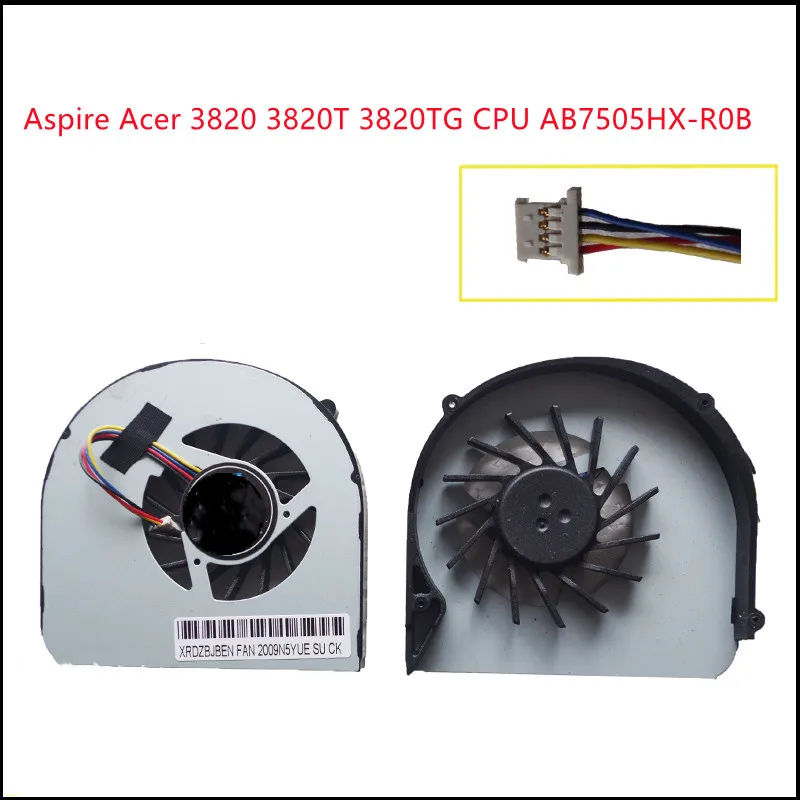 

New Laptop CPU Cooling Fan Cooler For Acer Aspire Acer 3820 3820T 3820TG CPU AB7505HX-R0B