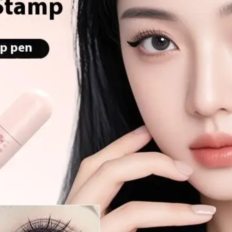 Double Head Rotatable Eyeliner Stamp Integrated Eyeliner Stamp Precise Outline Signet Long-Lasting Eyeliner Liquid Pen Cosmetics