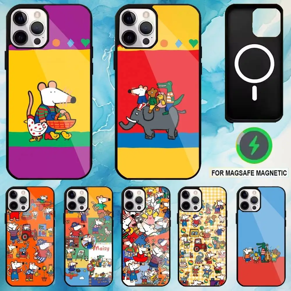 

Mouse Playful Universe Phone Case For iPhone17,16,15,14,13,12,11 Plus,Pro Max Magnetic For Magsafe Wireless Charging