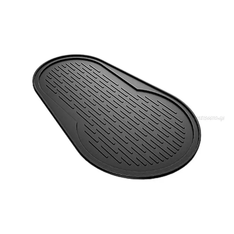 27RB Practical Bubbly Water Appliance Mat Secure Nonslip Surfaces Silicone Texture